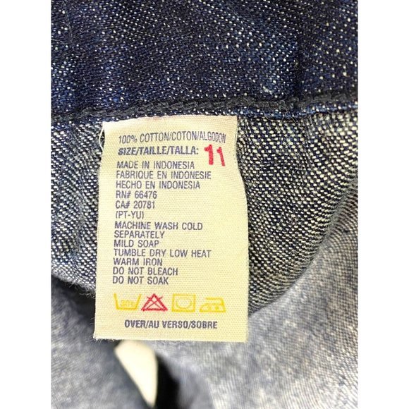 Tommy Jeans Y2K Denim Pleated Skirt Size 11‎ 90’s Clueless Wrap Plaid Jean - Picture 7 of 9